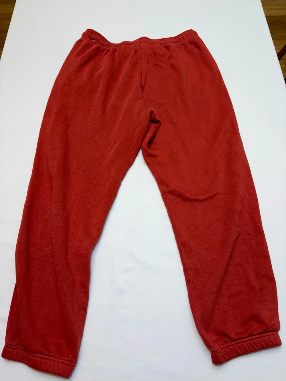 Jordan Jumpman Fleece Jogger Sweatpants Workout Lounge Men Large Rust Red Orange